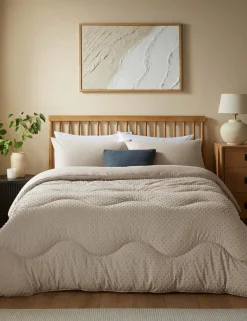 Tufted Dots Coverless Duvet and Pillowcases