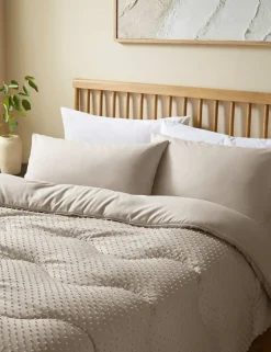 Tufted Dots Coverless Duvet and Pillowcases