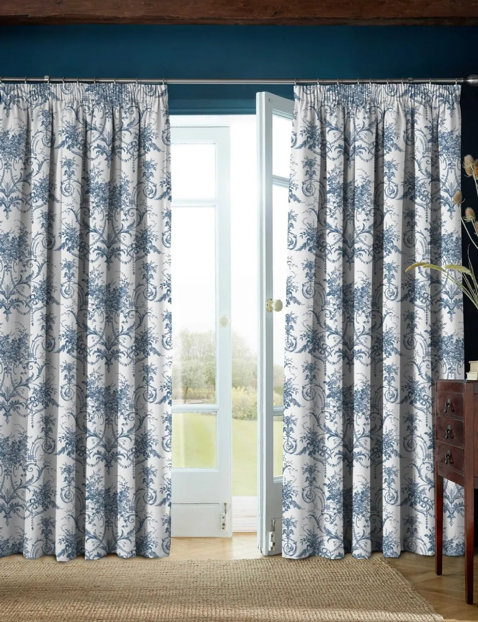 Tuileries Pure Cotton Pencil Pleat Blackout Curtains