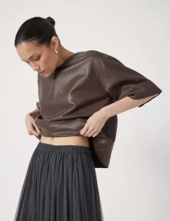 Tulle Pleated Midaxi Skirt