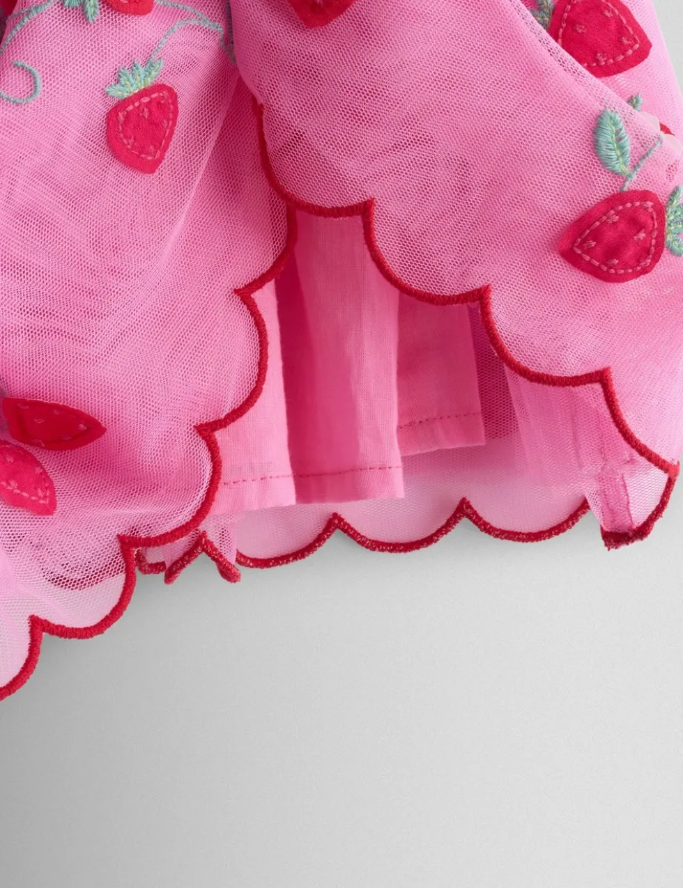 Tulle Strawberry Dress (6 Mths-7 Yrs)