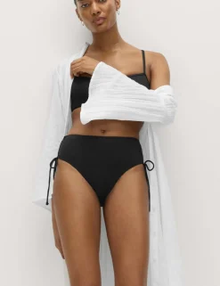 Tummy Control High Waisted Bikini Bottoms