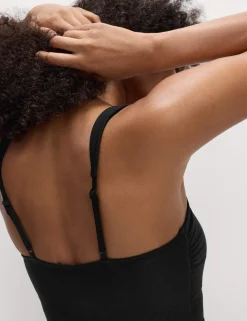 Tummy Control Honey Comb Textured Belted Swimsuit