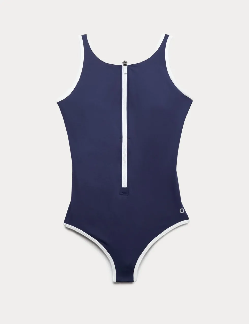 Tummy Control Padded Zip Up Swimsuit