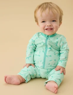 Turtle All In One Swimsuit (0-18 Mths)