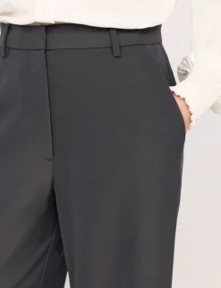 Twill Wide Leg Trouser