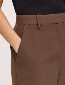 Twill Wide Leg Trouser