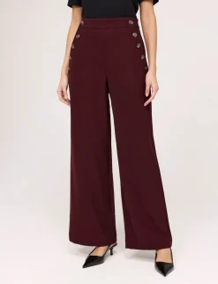 Twill Wide Leg Trousers