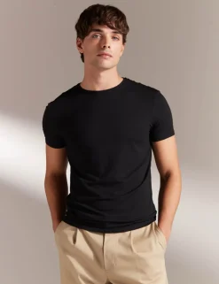 Ultimate Cotton Modal Crew Neck T-Shirt