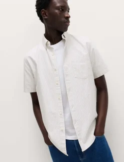 Ultimate Pure Cotton Striped Oxford Shirt