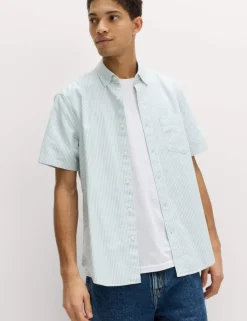 Ultimate Pure Cotton Striped Oxford Shirt
