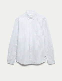 Ultimate Pure Cotton Striped Oxford Shirt
