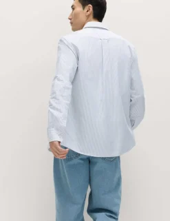 Ultimate Pure Cotton Striped Oxford Shirt