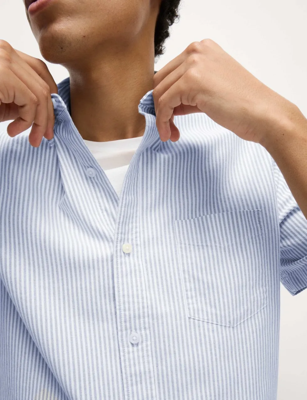 Ultimate Pure Cotton Striped Oxford Shirt