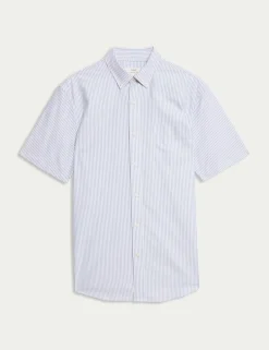 Ultimate Pure Cotton Striped Oxford Shirt