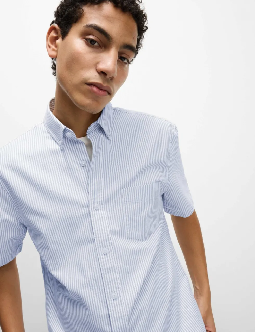 Ultimate Pure Cotton Striped Oxford Shirt