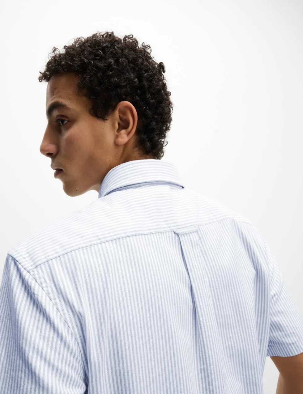 Ultimate Pure Cotton Striped Oxford Shirt