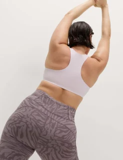 Ultimate Support Zip Up Non Wired Sports Bra (A-GG)