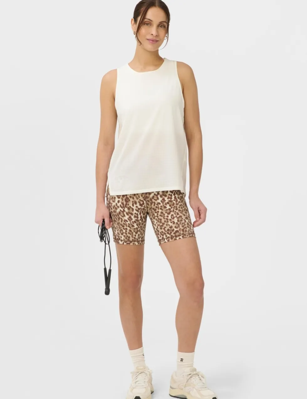 Ultimate Train Rib Round Neck Vest Top