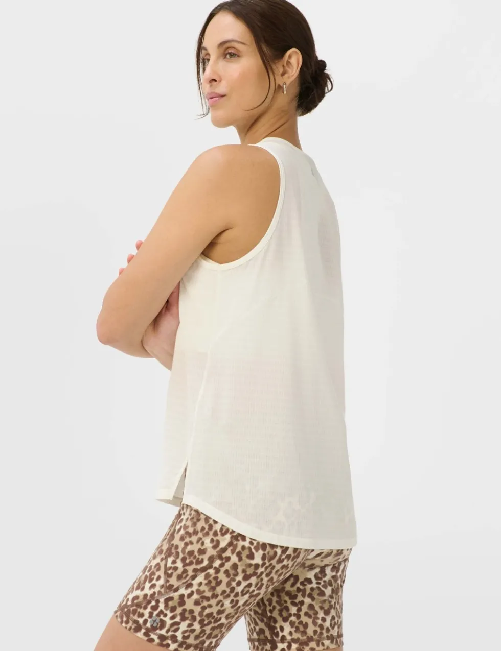 Ultimate Train Rib Round Neck Vest Top