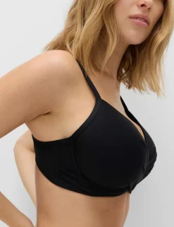 Underwired Plunge Bikini Top (D-G)