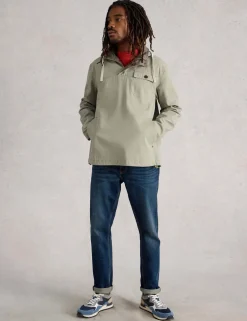 Utility Hooded Popover Jacket
