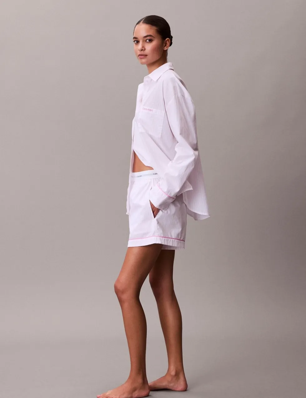 V-Day Pure Cotton Striped Pyjama Shorts