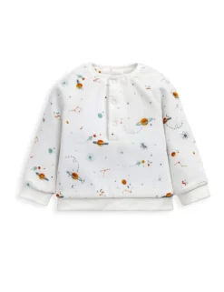 Velour Planets Print Pyjamas (2-24 Mths)