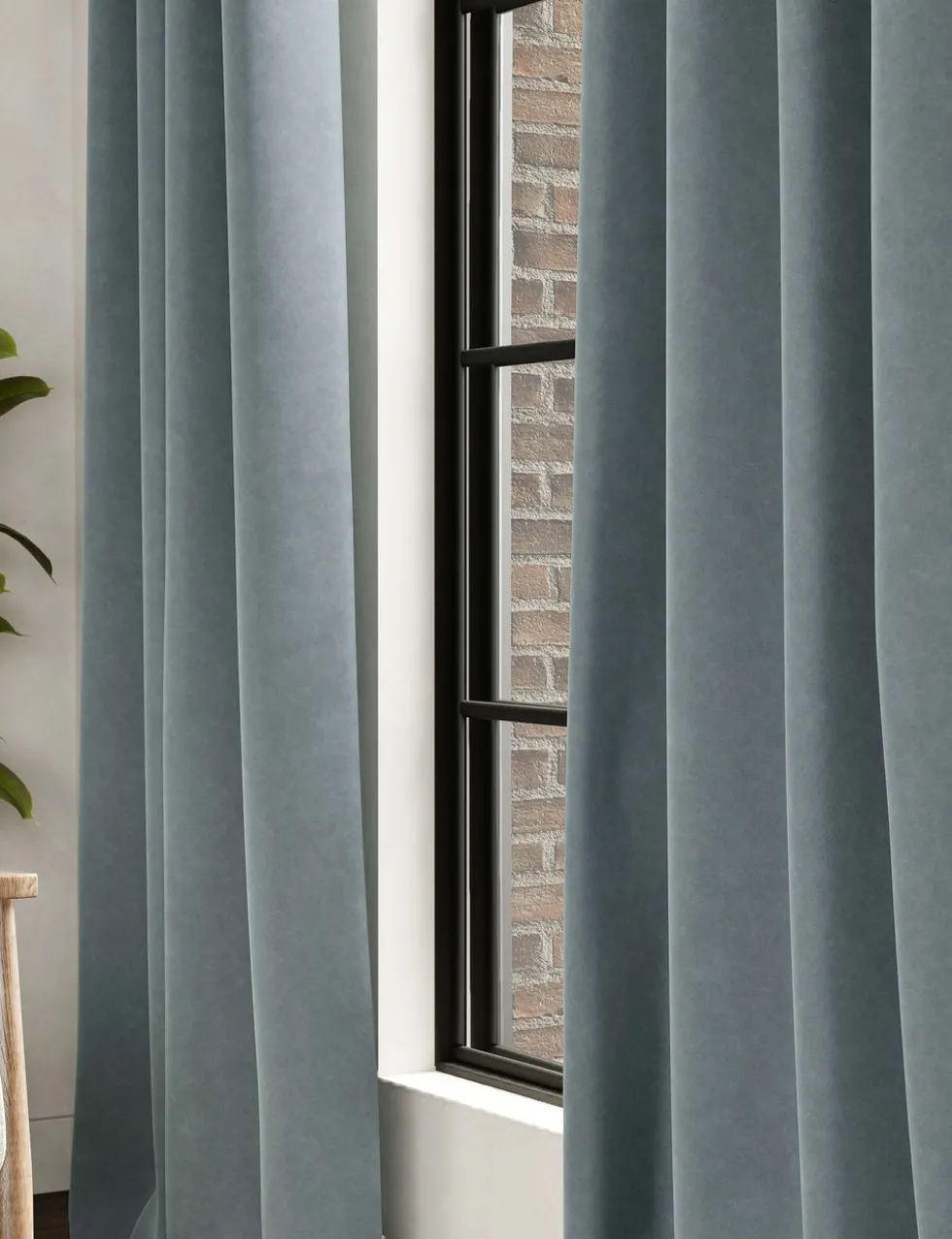 Velvet Eyelet Curtains