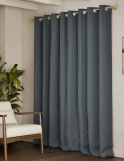 Velvet Eyelet Curtains