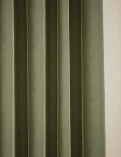 Velvet Eyelet Curtains