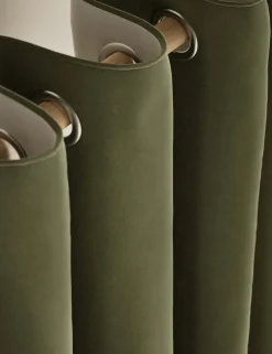 Velvet Eyelet Curtains