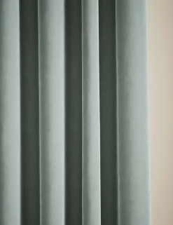 Velvet Eyelet Curtains