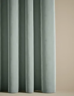 Velvet Eyelet Curtains