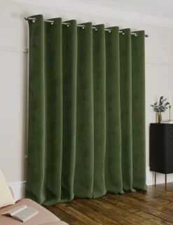 Velvet Eyelet Curtains