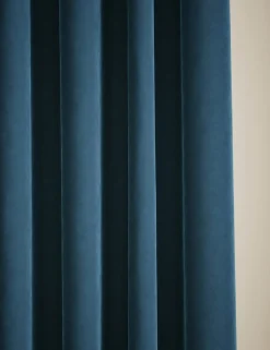 Velvet Eyelet Curtains