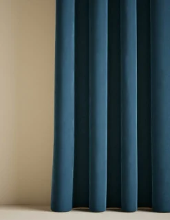 Velvet Eyelet Curtains