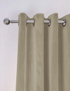 Velvet Eyelet Curtains