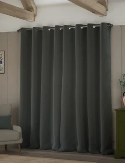 Velvet Eyelet Curtains
