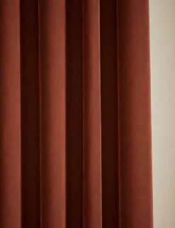 Velvet Eyelet Curtains