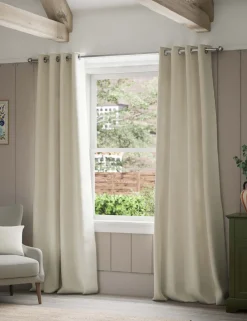 Velvet Eyelet Curtains