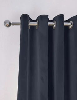 Velvet Eyelet Curtains