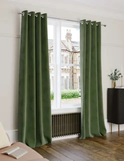 Velvet Eyelet Ultra Thermal Curtains