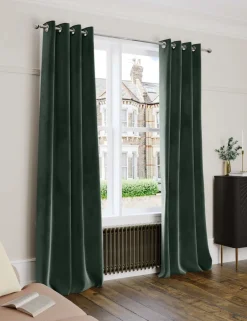Velvet Eyelet Ultra Thermal Curtains