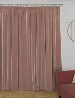 Velvet Pencil Pleat Curtains