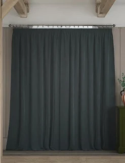 Velvet Pencil Pleat Curtains