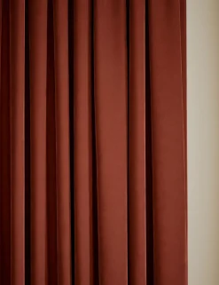 Velvet Pencil Pleat Curtains