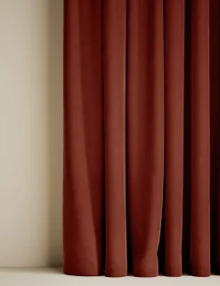 Velvet Pencil Pleat Curtains
