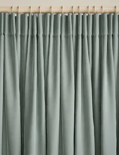 Velvet Pencil Pleat Curtains