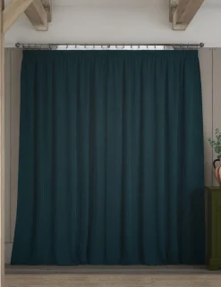Velvet Pencil Pleat Curtains